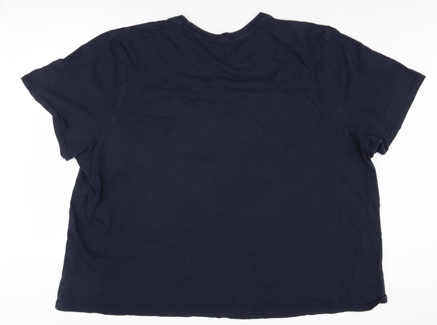 Hammond & Co Men's Blue Graphic Print T-Shirt 5XL