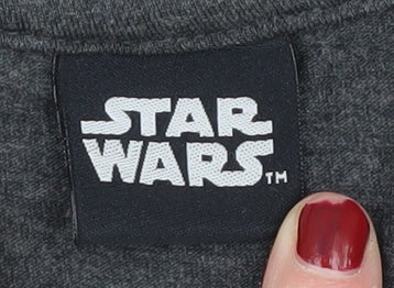 Star Wars Men's Grey Darth Vader T-Shirt M