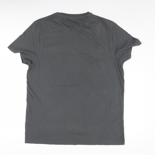 Mountain Warehouse Men's Grey Adventure T-Shirt Large