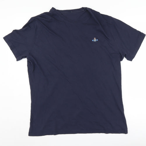Vivienne Westwood Men's Blue XL Crew Neck T-Shirt
