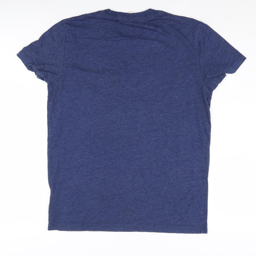 Abercrombie & Fitch Blue Men's S Cotton T-Shirt