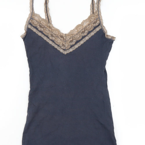 Hollister Women's Blue Lace Camisole Top Medium