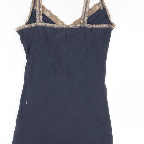 Hollister Women's Blue Lace Camisole Top Medium