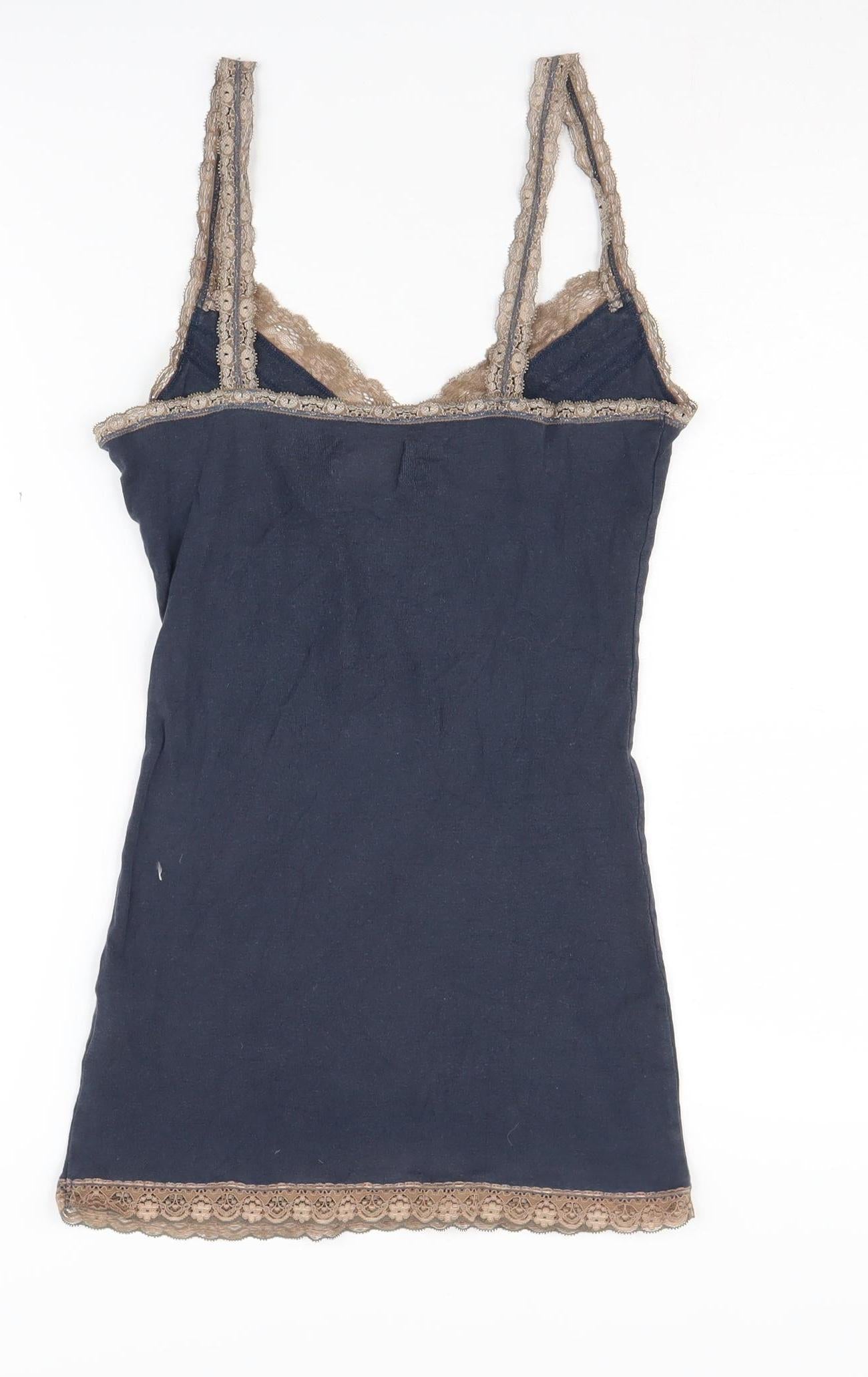 Hollister Women's Blue Lace Camisole Top Medium