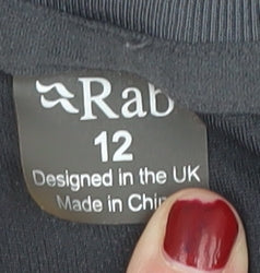 Rab Women's Grey Athletic T-Shirt Size 12