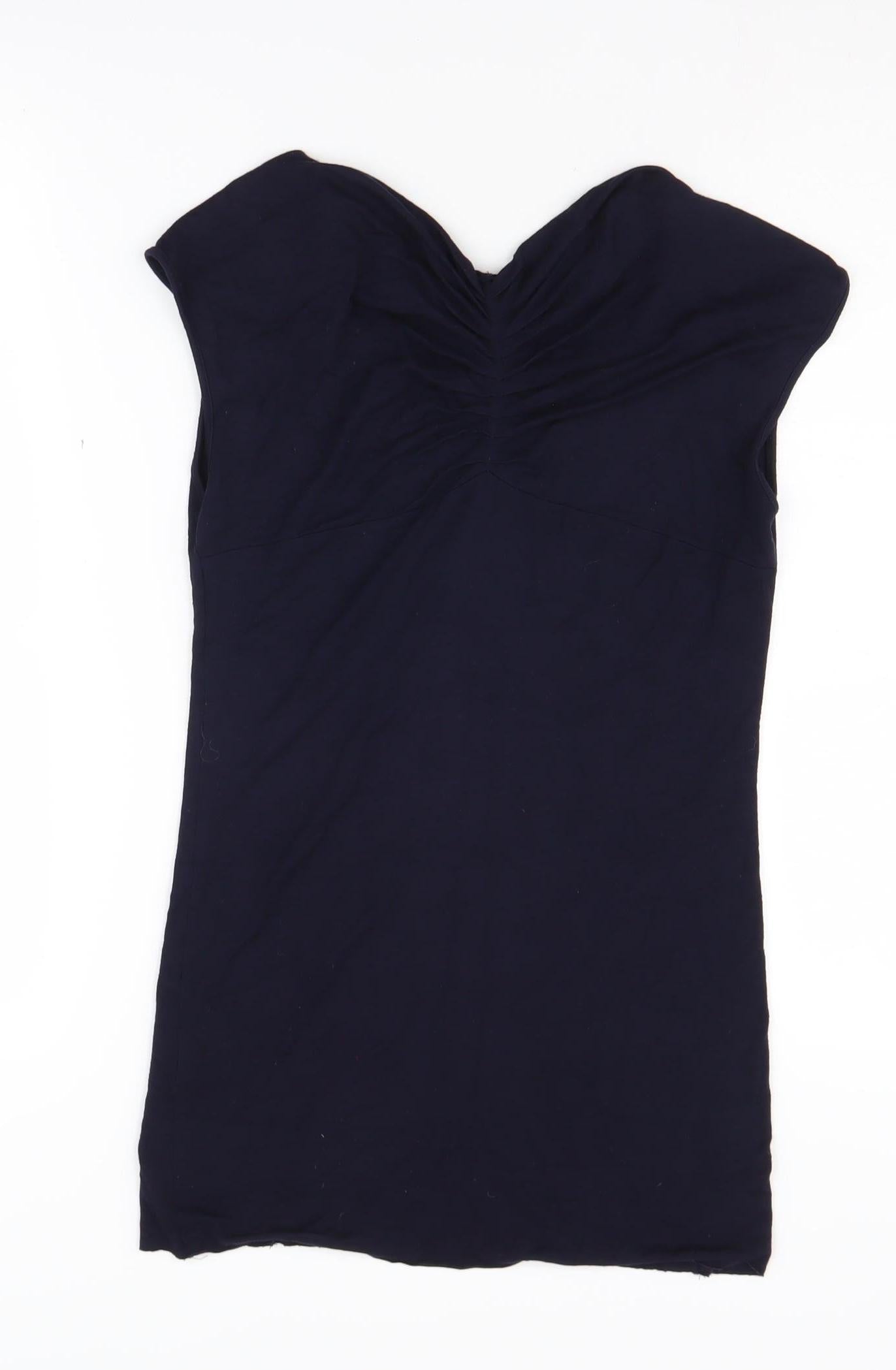 Manuka Women Blue Sleeveless Top UK 12