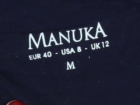 Manuka Women Blue Sleeveless Top UK 12
