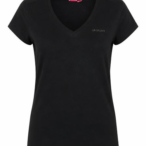 LA Gear Women's Black V-Neck T-Shirt Size 10