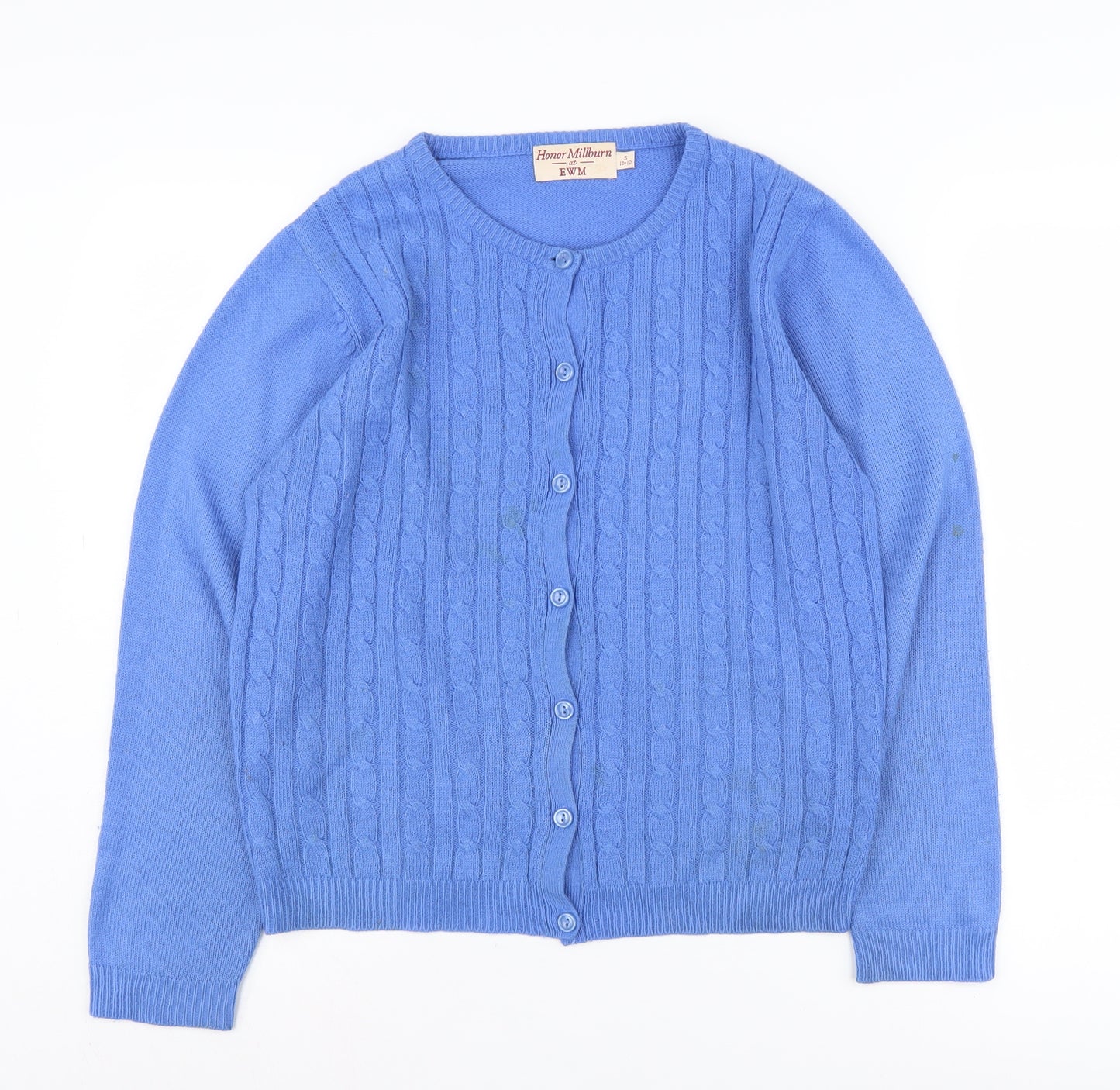 Honor Millburn Women's Blue Cardigan Size 10-12