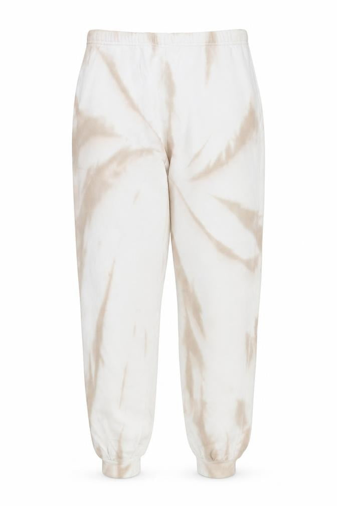Front view of Ratchet Beige 2XL Tie Dye Joggers Women's