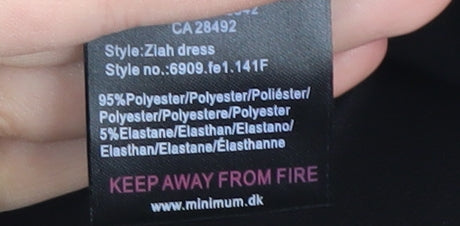 Minimum Women's Black Sheath Dress, Size S, New