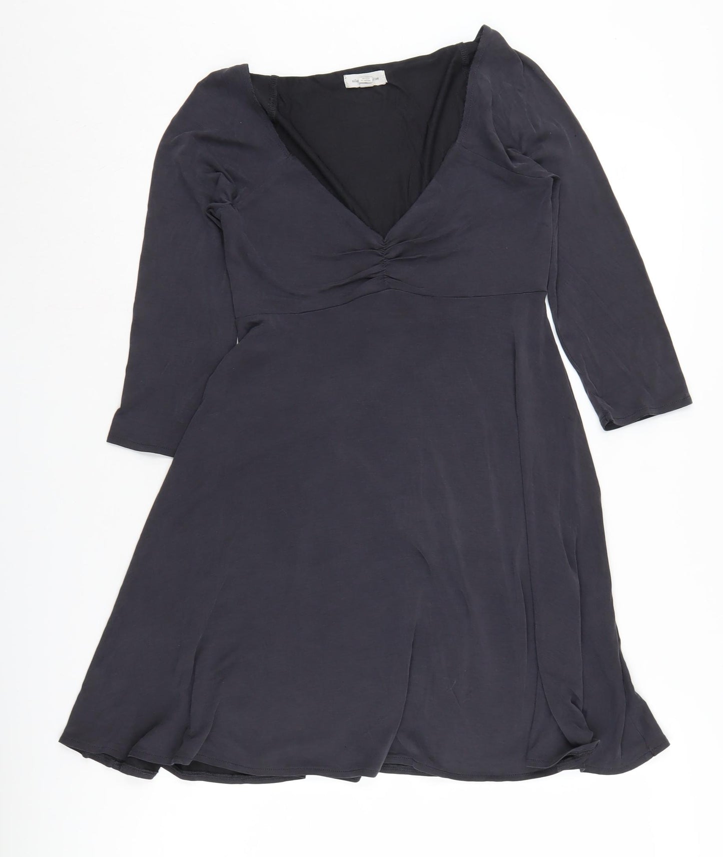 Silence + Noise Women's Black Midi Dress M