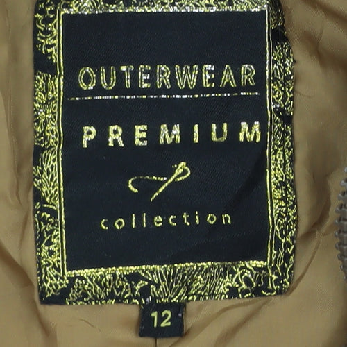 Outerwear Premium Collection Women's Brown Parka Jacket
