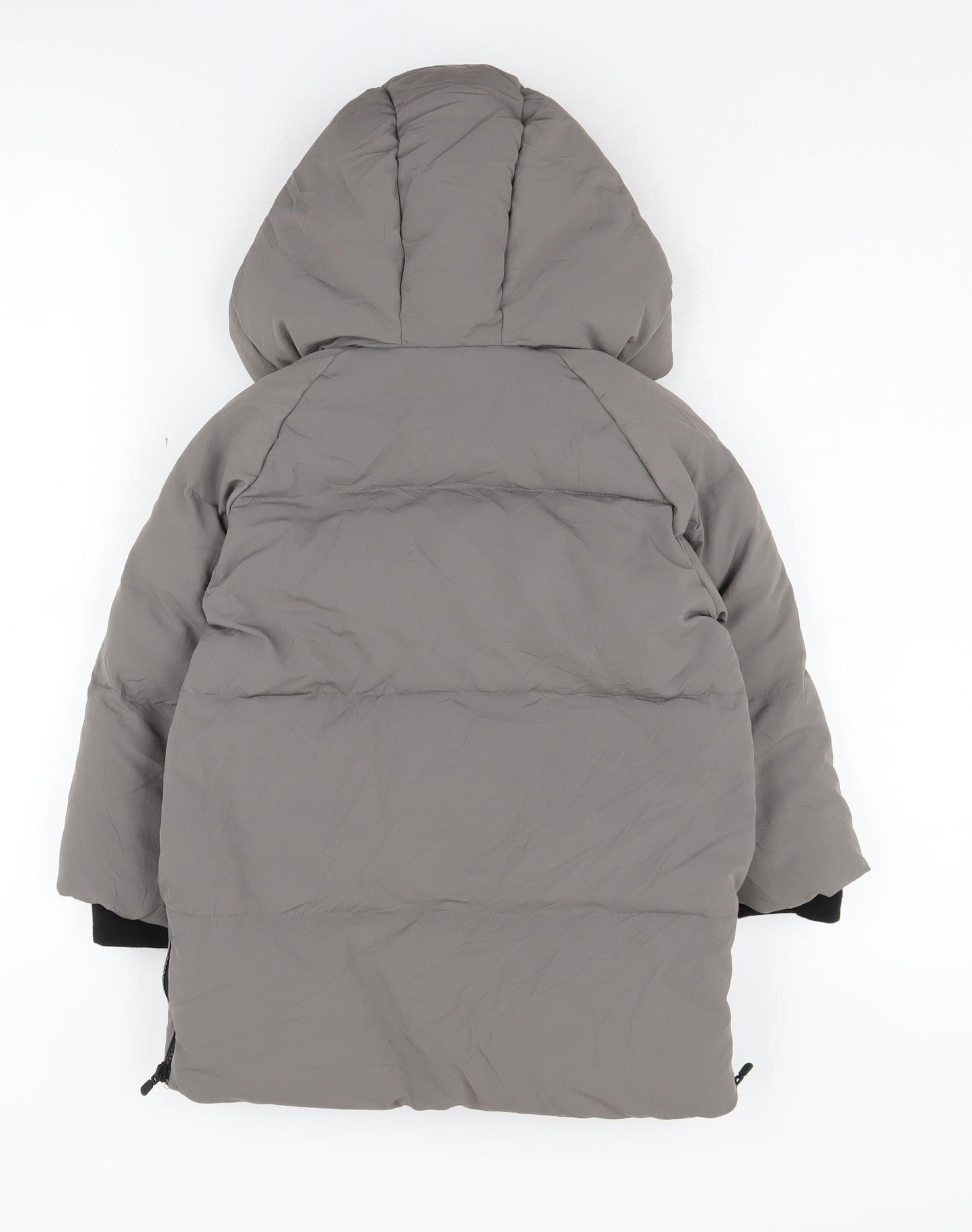 Zara Boys Grey Puffer Jacket 4-5 Years, Winter Coat