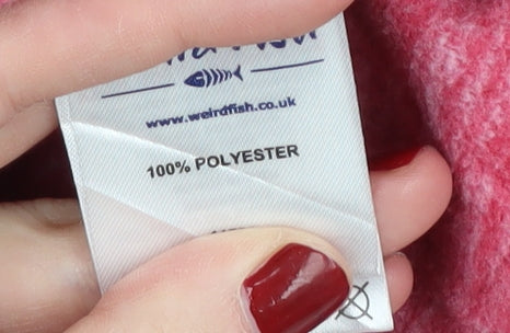 Weird Fish Women's Pink Pullover Sweatshirt, Size 14