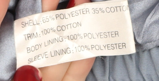 Northwood Men's Blue Bomber Jacket Size L