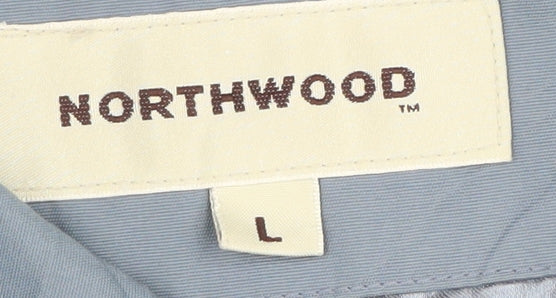 Northwood Men's Blue Bomber Jacket Size L