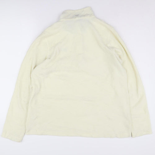 Regatta Women's Ivory Fleece Henley Sweatshirt Size 14
