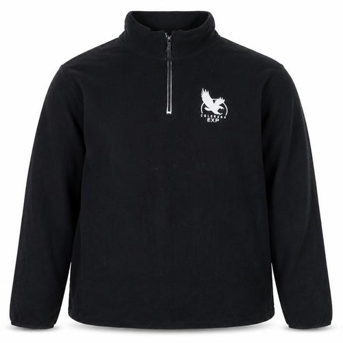 Atlasformen Men's Black 1/4 Zip Fleece Sweatshirt 2XL
