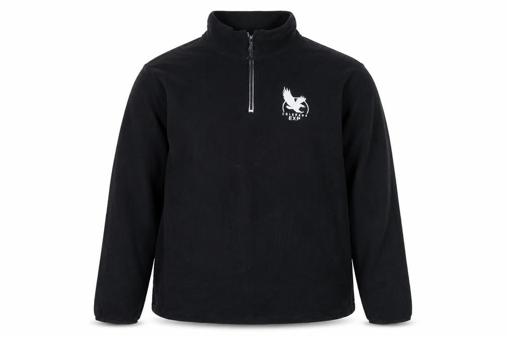 Atlasformen Men's Black 1/4 Zip Fleece Sweatshirt 2XL