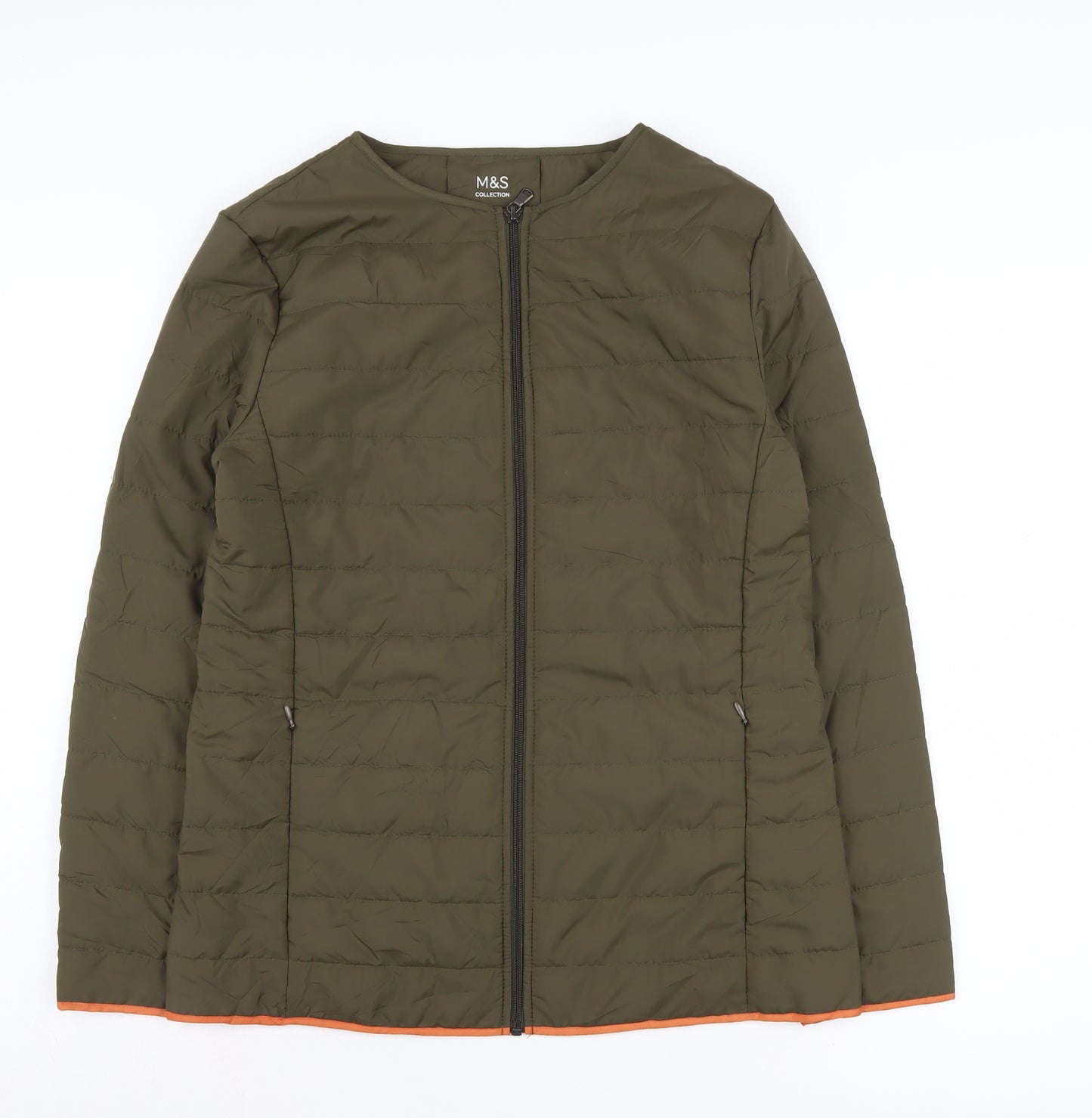 Marks and Spencer Women's Green Jacket Size 10