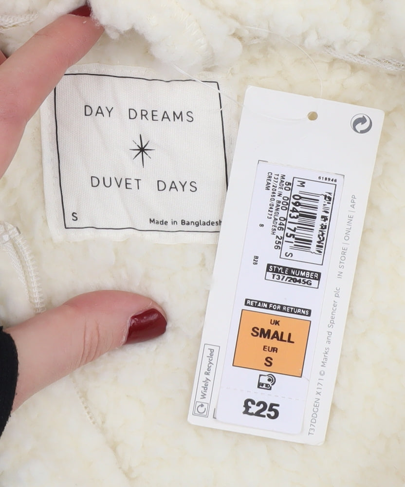 Marks and Spencer Ivory S Women's Full Zip Hoodie