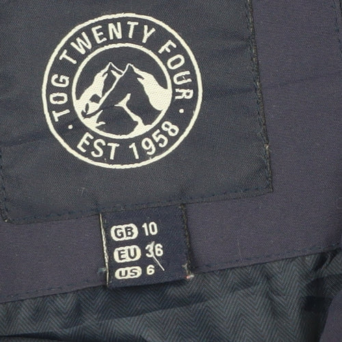 Tog Twenty Four Women's Blue Parka Jacket Size 10