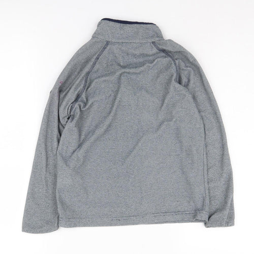 Regatta Boys Grey 1/2 Zip Sweatshirt Size 10 Years