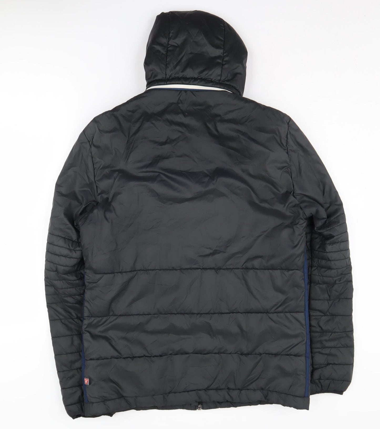 Adidas Men’s Black Hooded Puffer Jacket Size S