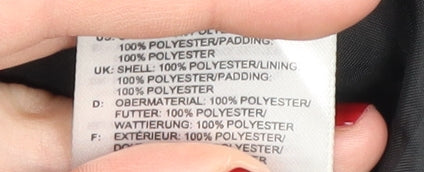 Adidas Men’s Black Hooded Puffer Jacket Size S