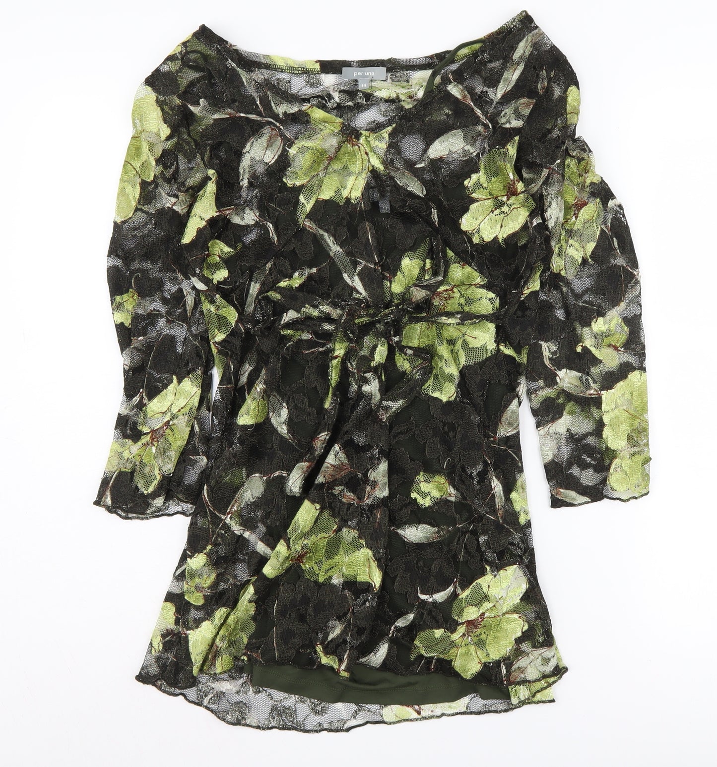 Marks and Spencer Women's Floral Tunic Blouse, Size 14
