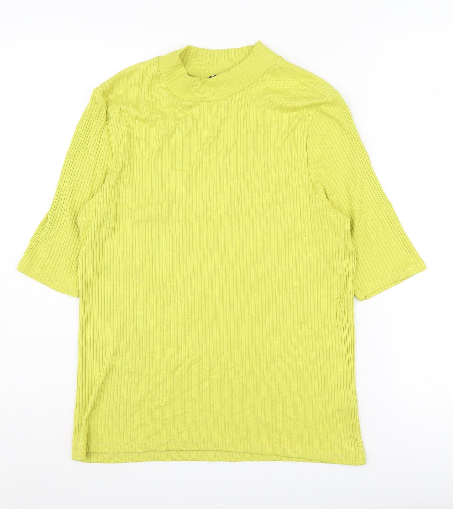 Marks and Spencer Women's Green Mock Neck Top