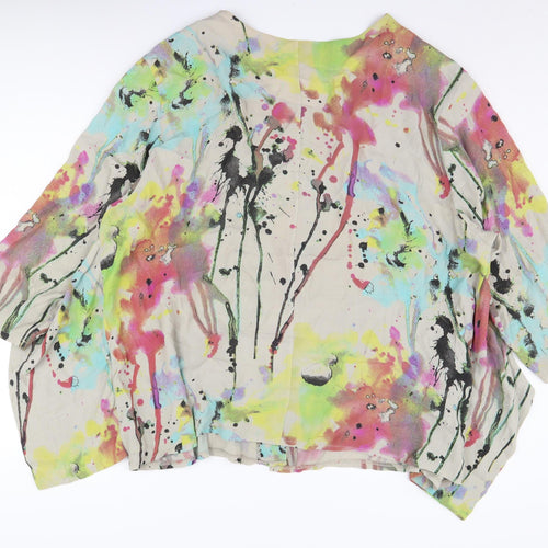 Sarah Santos Women's Multicoloured Tunic Blouse L