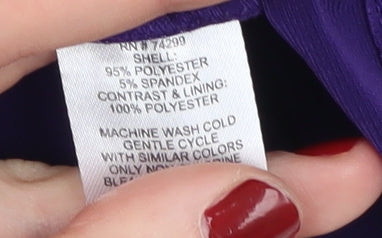 Enfocus Studio Women's Purple Bodycon Dress, Size 12