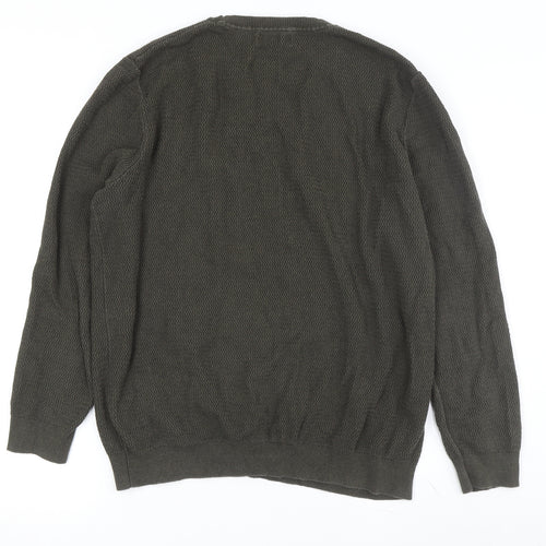 RedHerring Men's Green L Pullover Jumper