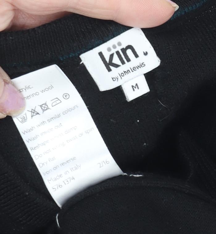 Kin by John Lewis Women's Black Pullover Jumper Medium