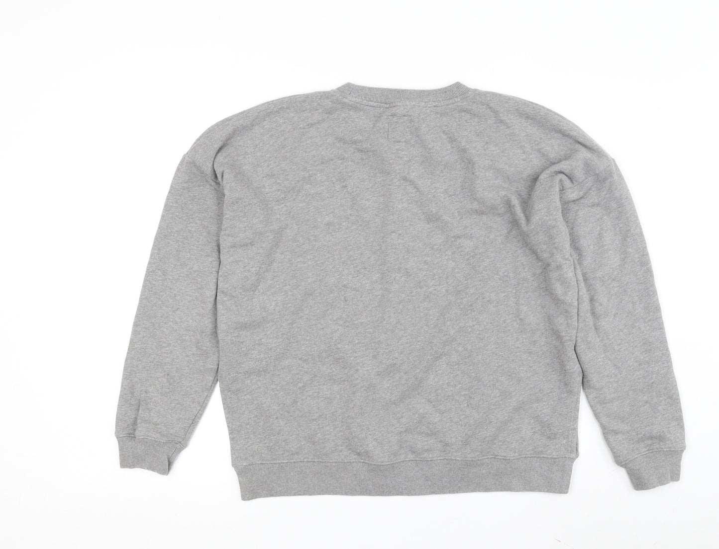 Jack Wills Women’s Grey Embroidered Sweatshirt Size 10