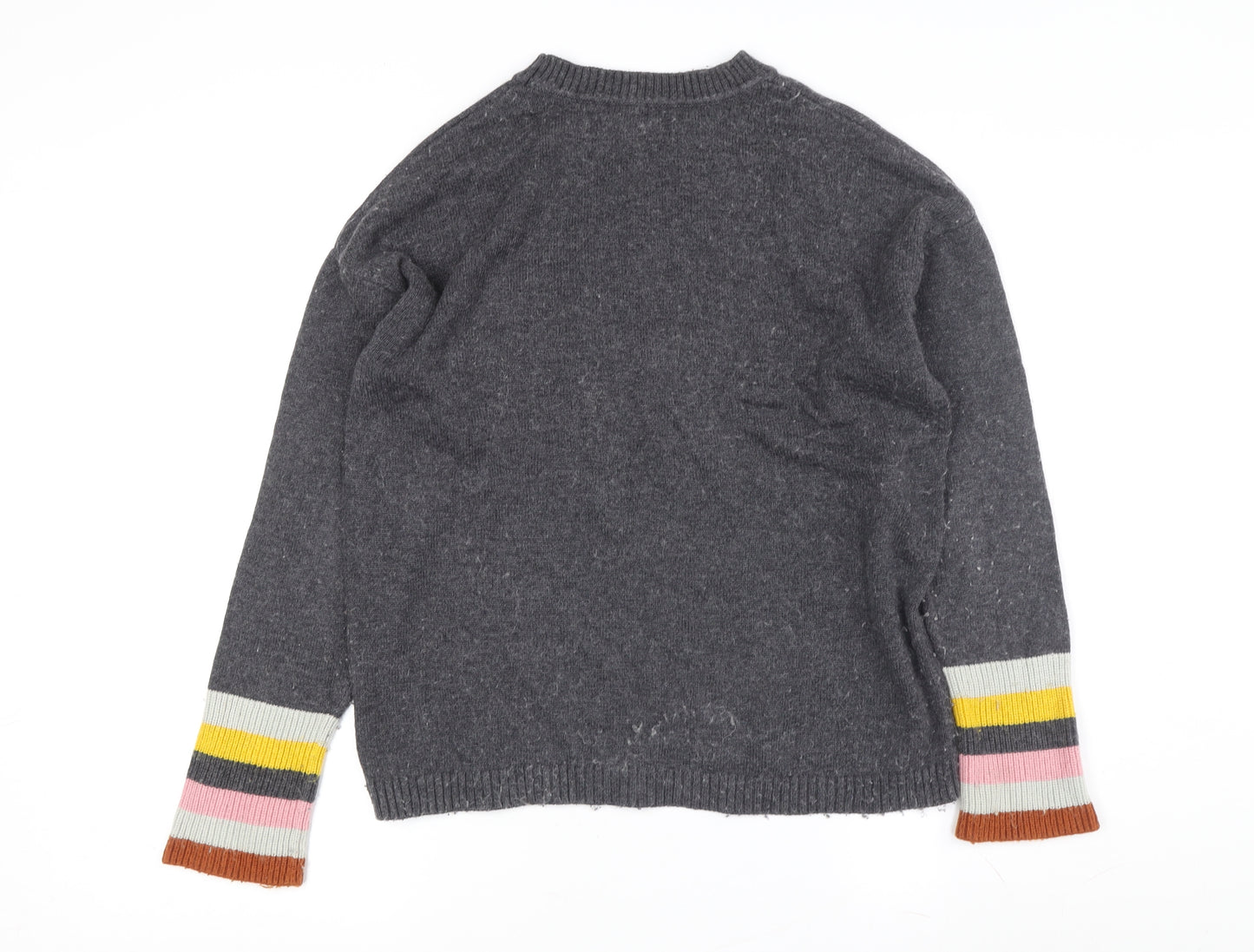 Boden Women's Grey Pullover Jumper, Size 10, Crew Neck