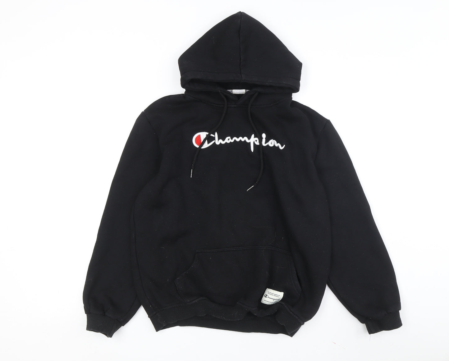 Champion Men's Black XL Pullover Hoodie with Logo