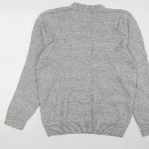 Marks and Spencer Men's Grey Pullover Jumper L