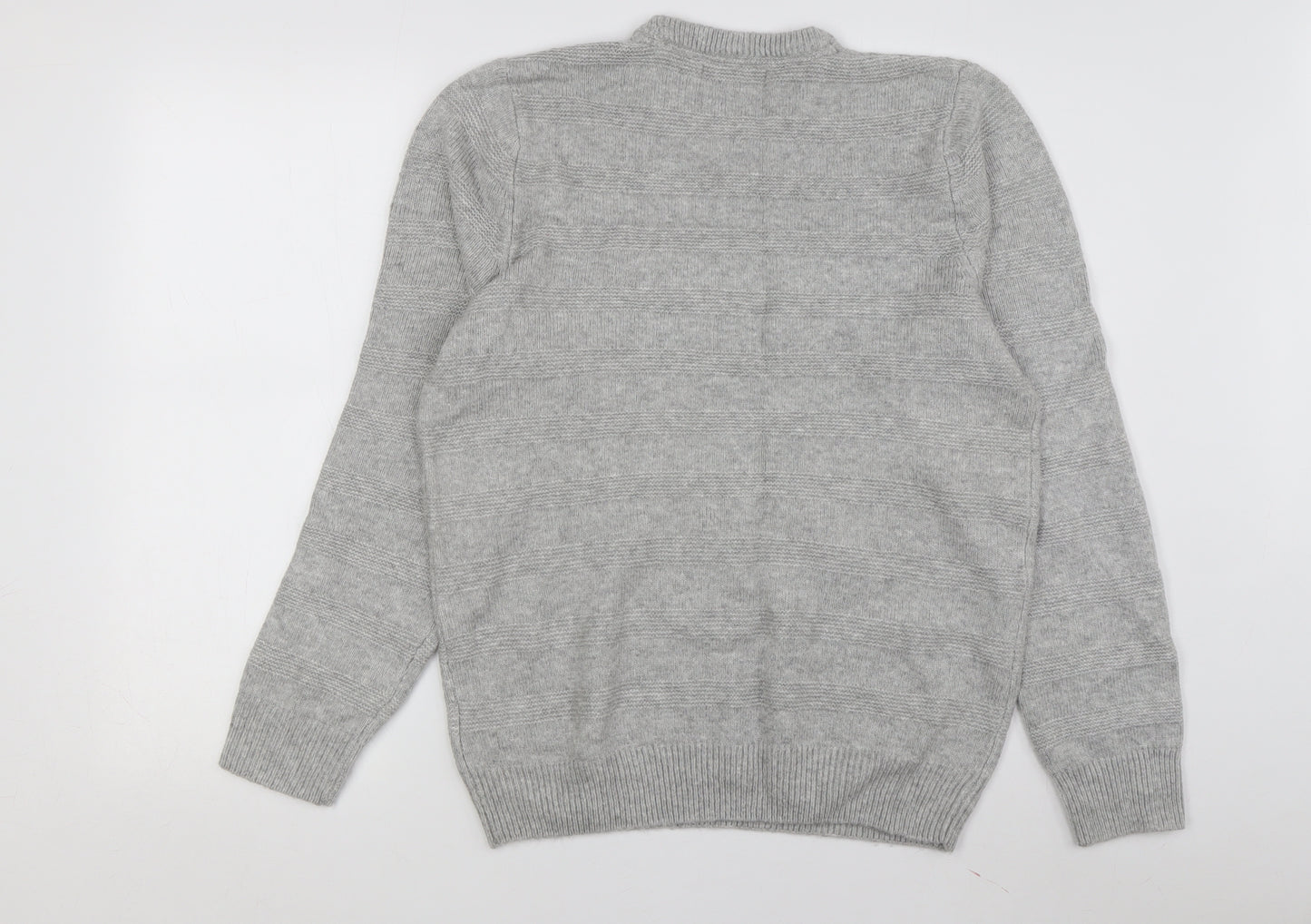 Marks and Spencer Men's Grey Pullover Jumper L