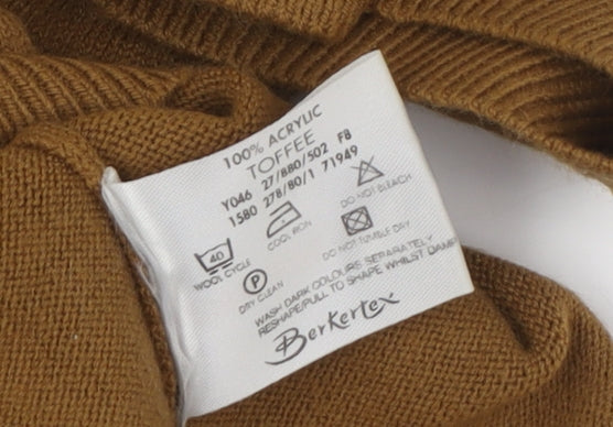 Berkatex Women's Brown Pullover V-Neck Jumper 14/16