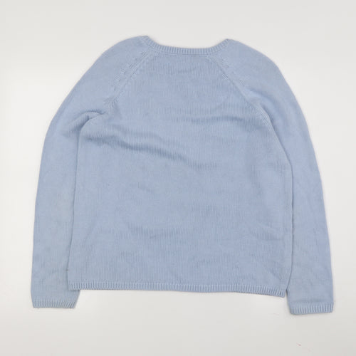 Marks and Spencer Women's Blue Pullover Jumper, Size 12