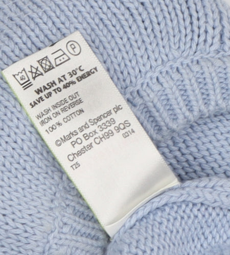 Marks and Spencer Women's Blue Pullover Jumper, Size 12
