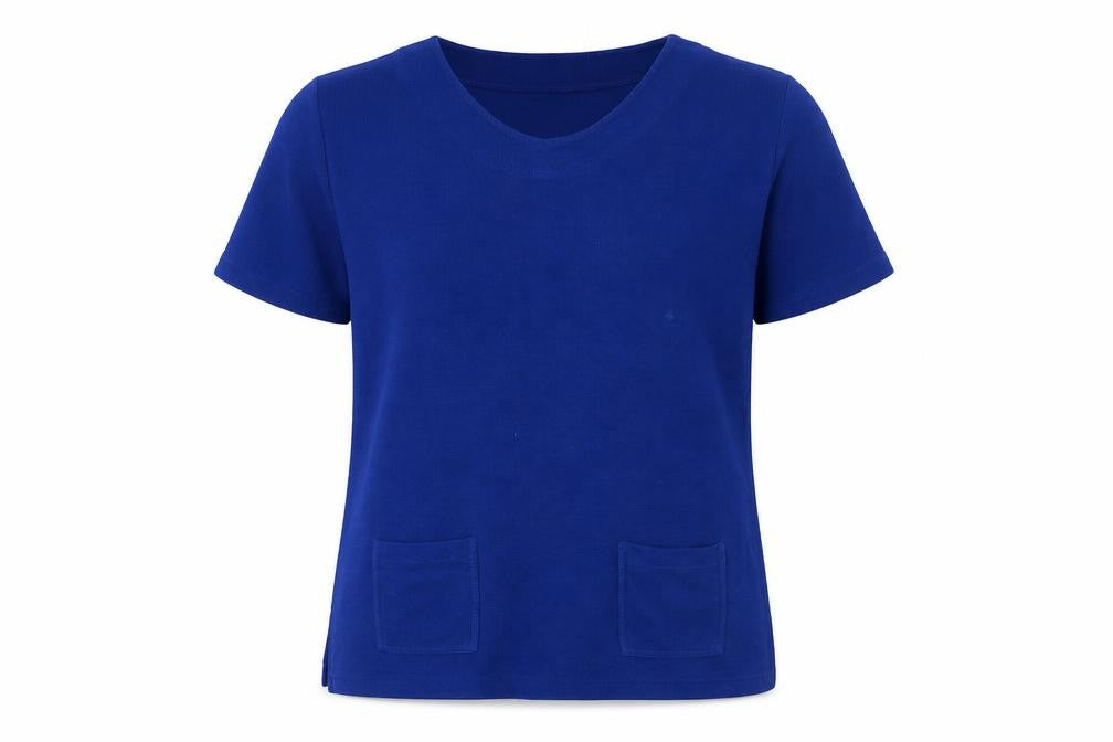 Front view of Jessica Reid Women's Blue Knit jumper M