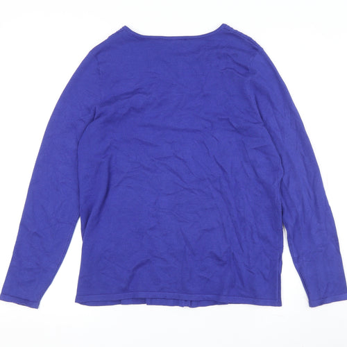 Bonmarché Women's Purple Cardigan Size 12