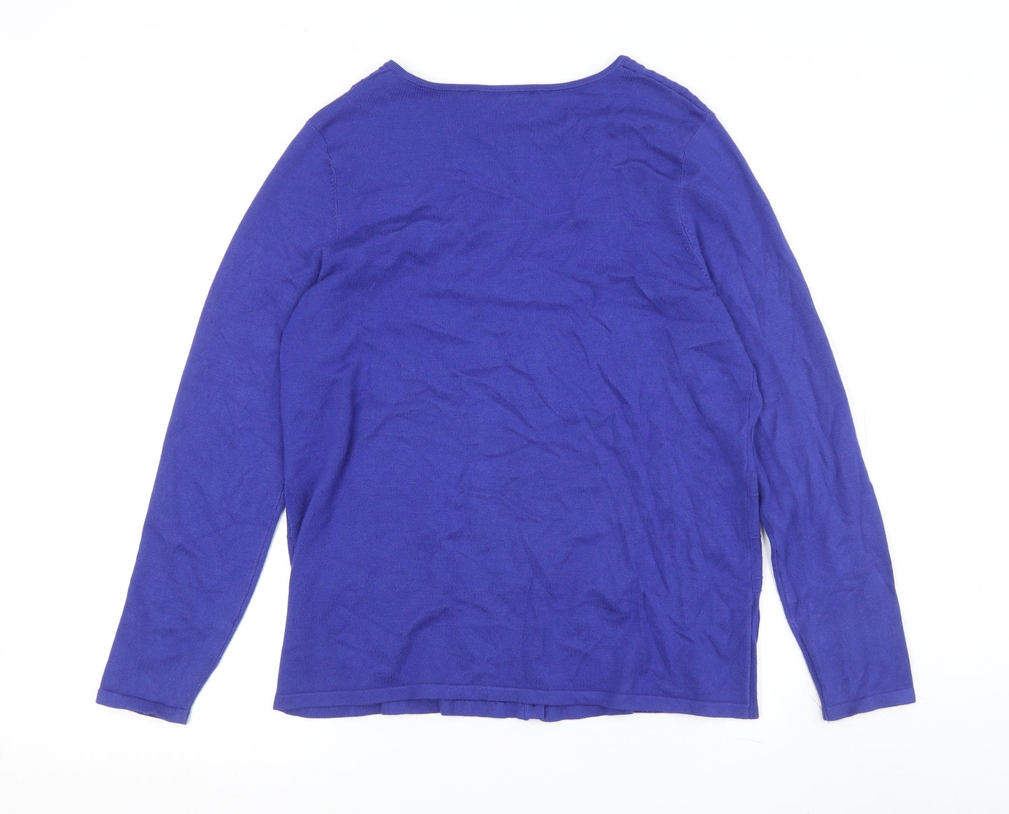 Bonmarché Women's Purple Cardigan Size 12