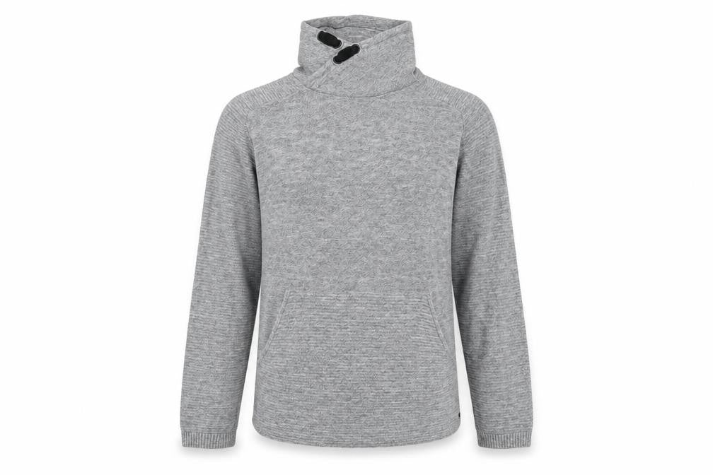 Front view of Zara boys’ grey pullover sweatshirt 11 years cotton knit