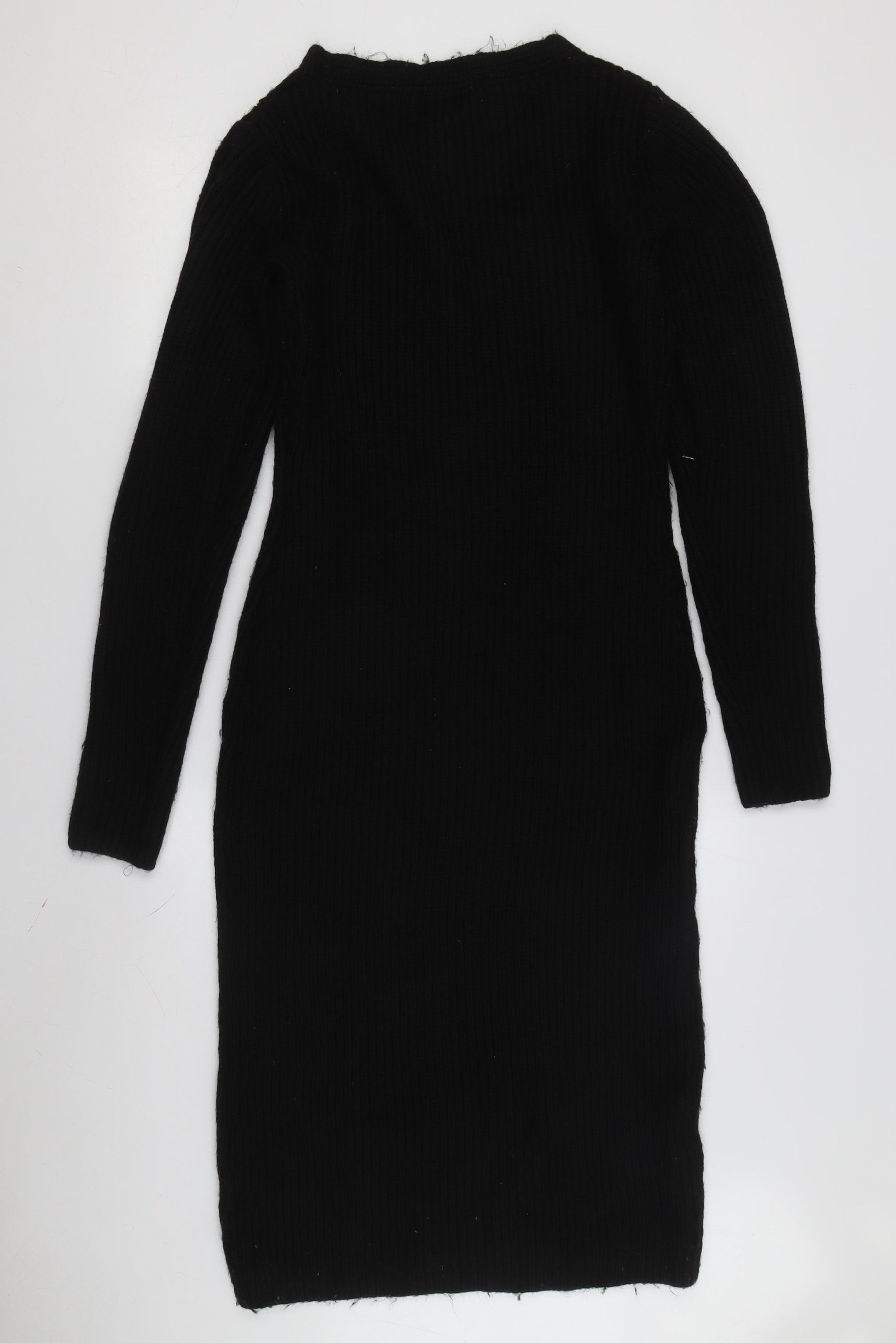 H&M Women's Black V-Neck Sheath Dress Size S – Preworn H&M Women's Black V-Neck Sheath Dress Size S – Preworn