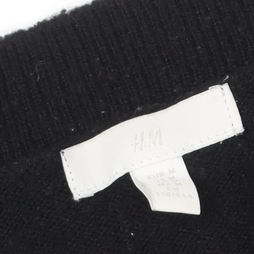 H&M Women's Black Cardigan Size 12 Long Sleeve Knit
